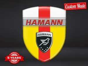 Hamann Stickers Dôme Époxy Édition Luxe Badges Élégants